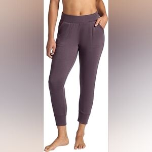 GAIAM Slim Ponte Joggers in Plum